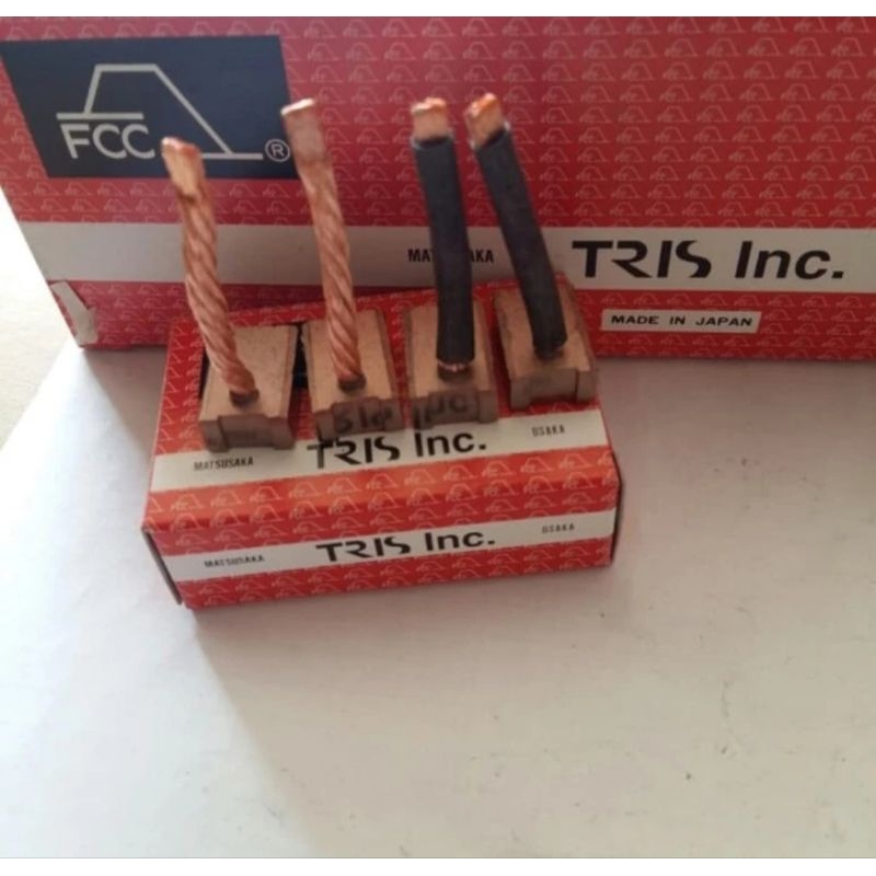 carbon brush stater dinamo stater Mitsubishi L300 kuda diesel ragasa ps125 ps135 fcc javan . RB5