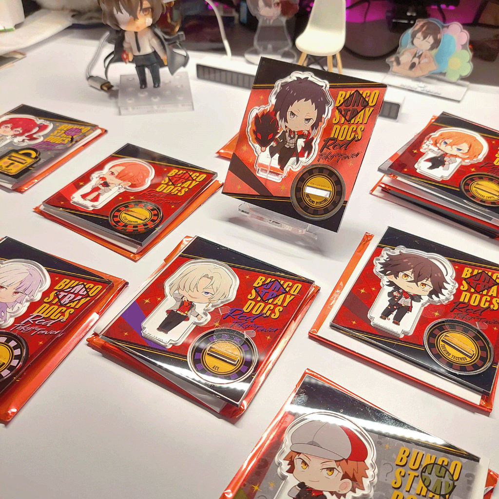 [ OFFICIAL ] BSD Bungo Stray Dogs x RED TOKYO TOWER Trading Mini Chara Acrylic Stand (READ DESC)
