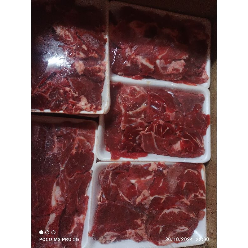 

Daging sapi Frozen Daging beku slice teriyaki 500gram