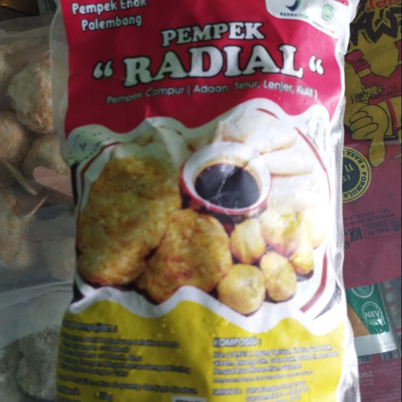 

Pempek radial campur kecil isi 10 pcs + cuko