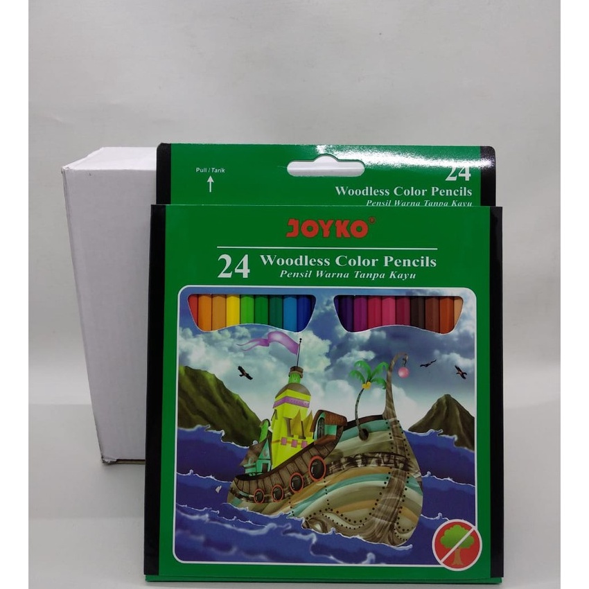 

Terlaris Pensil warna Color pencils CP14 Joyko 24 warna