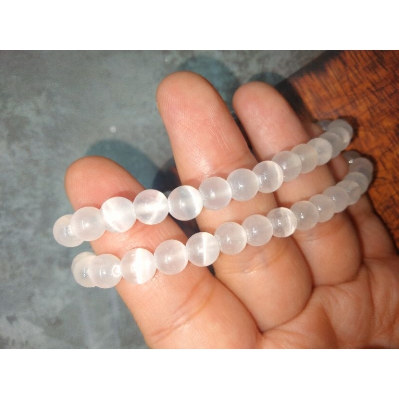 Gelang Kristal Selenite