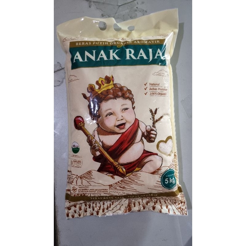 

Beras Mentik Organik Anak Raja 5 kg