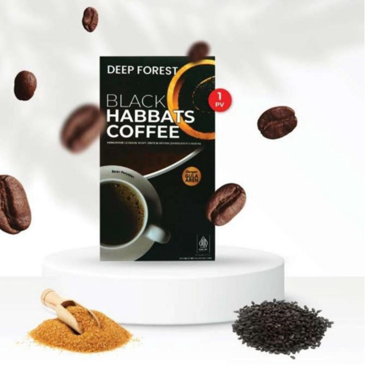 

BLACK HABBATS COFFEE // MINUMAN SERBUK KOPI JINTEN HITAM ORIGINAL BPOM HALAL 1 BOX ISI 10 SACHET