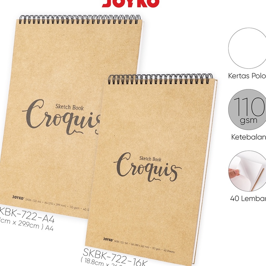 

FG2 Buku Sketsa Gambar Sketch Book Joyko SKBK722