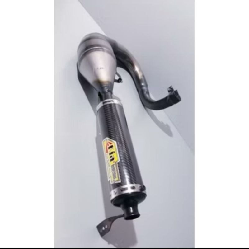 knalpot vespa racing kiri karbon by kia muffler