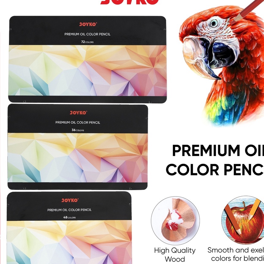 

Istimewa Premium Oil Color Pencil Pensil Warna Joyko CPTC126