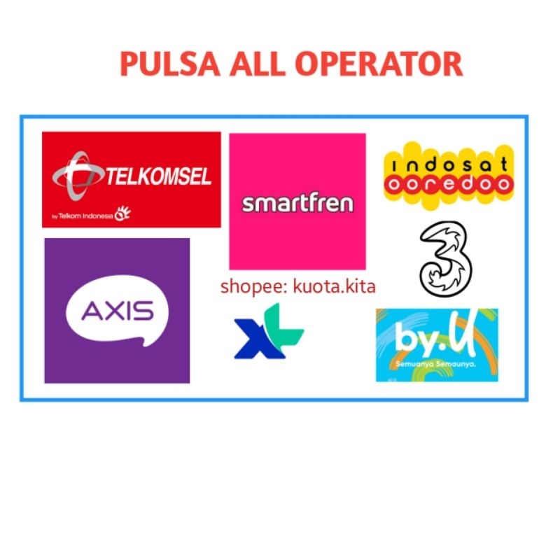 Pulsa Reguler All Operator Telkomsel Reguler Pulsa As Pulsa Simpati Pulsa Loop Pulsa By.U By U 1k 2k