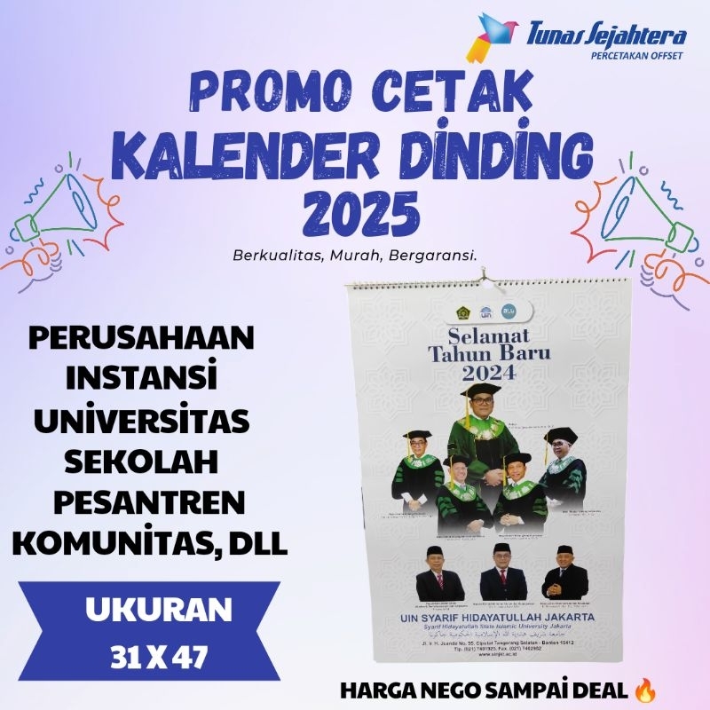

Cetak Kalender 2025 Ukuran 31x47 Jumbo 7 Lembar