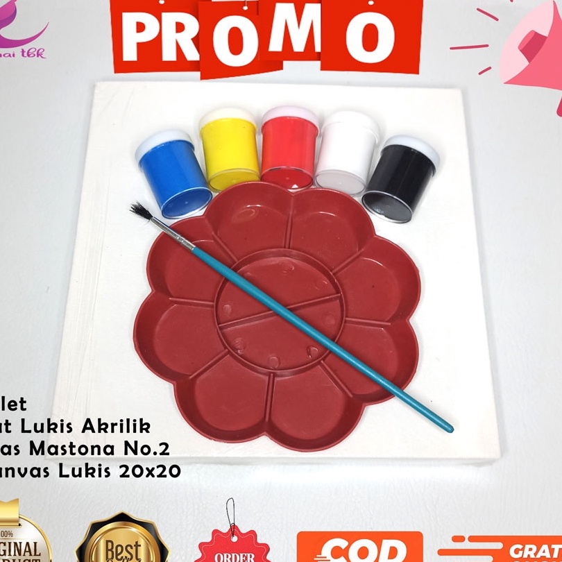 

Terbaik Kanvas Lukis K2 2 Buah kanvas lukis 2x2 5 Cat Free 1 Palet 1 Kuas Mastona No2