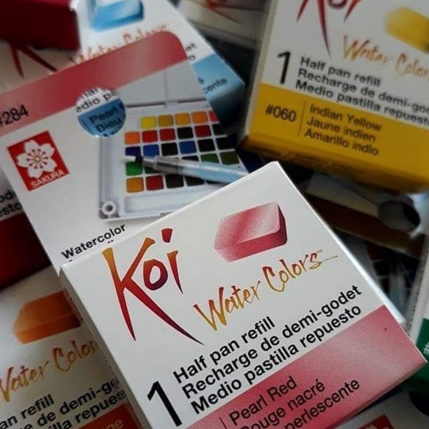 

Terlaris Sakura Koi Watercolor Halfpans Refill