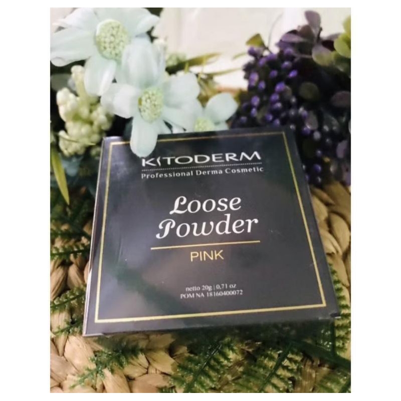 Loose powder kitoderm Bedak tabur kitoderm