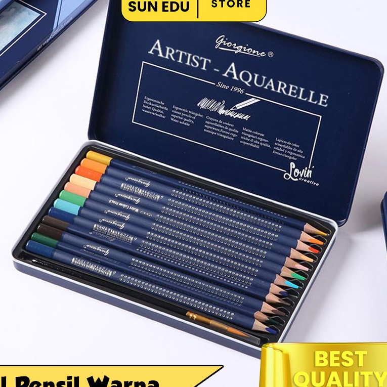 

Kilat Oil Pensil Warna 122448 WaterColor Pencil Color