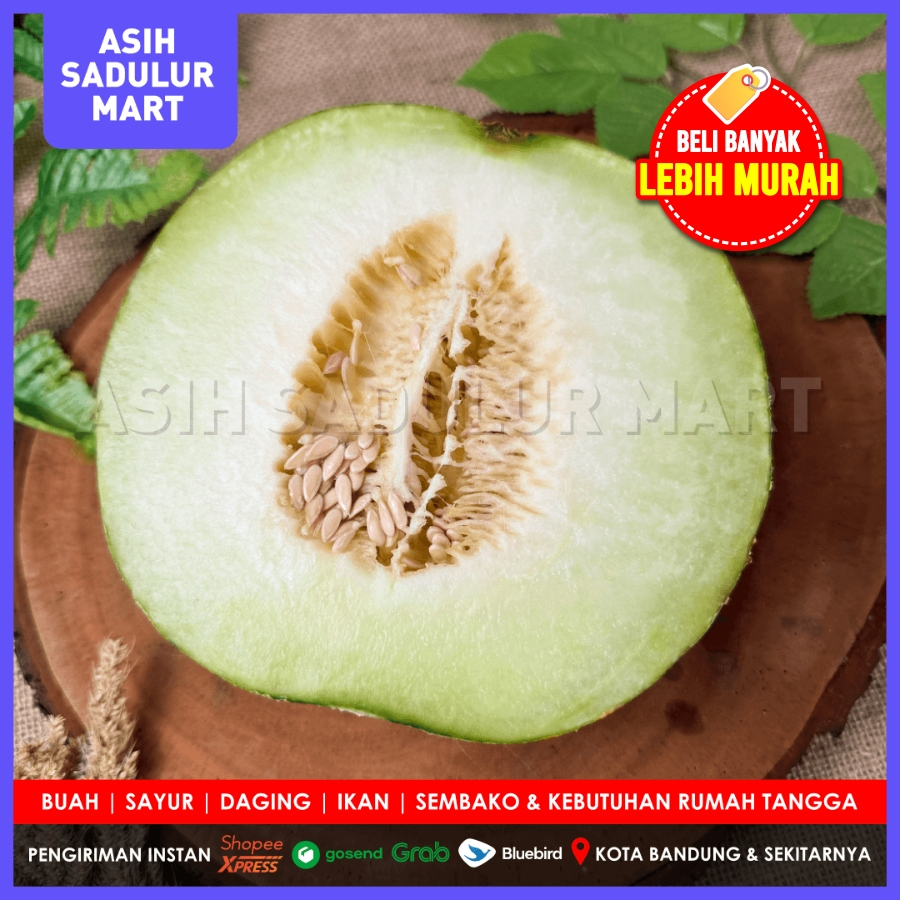 

Melon Belah 1kg Segar Promo Buah Bandung | Asih Sadulur Mart