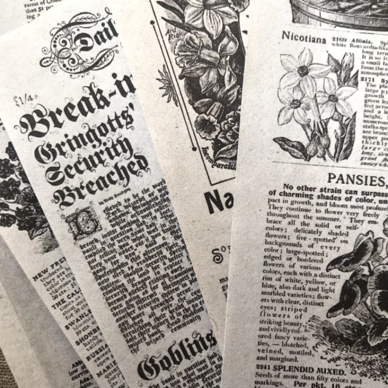 

khalishop - 20pcs old newspaper, paper deco, old newspaper kertas buram, material paper, journal material, journal kit, scrapbook kit, vintage scrapbook. scrapbook material, junk journal, scrapbook