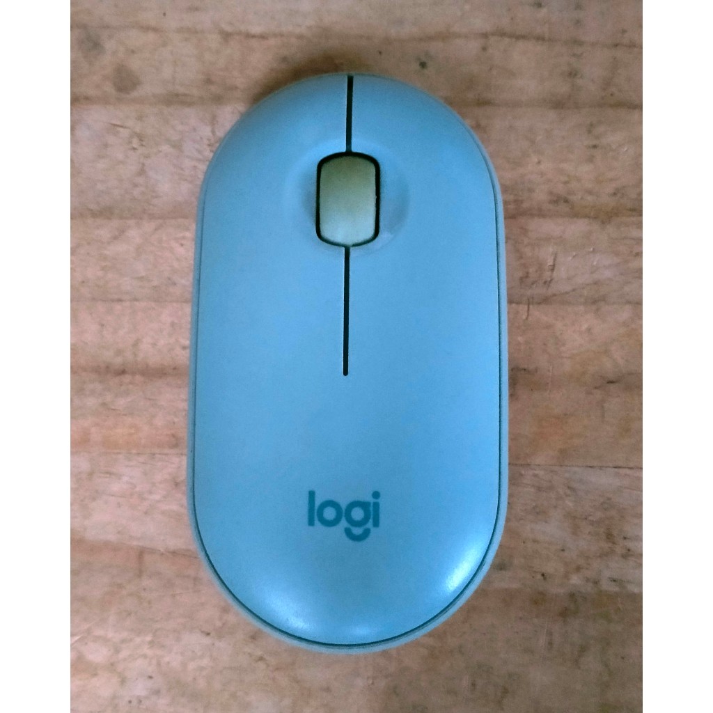 Logitech Mouse Wireless Slim Silent Pebble M350 Blue Original