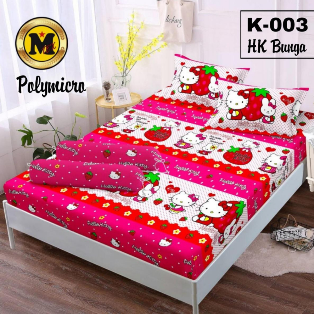 SPREI SET PREMIUM UKURAN JUMBO 240X240 DI JAMIN TIDAK LUNTUR