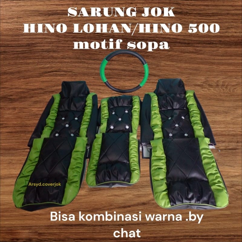 sarung jok hino lohan/hino 500