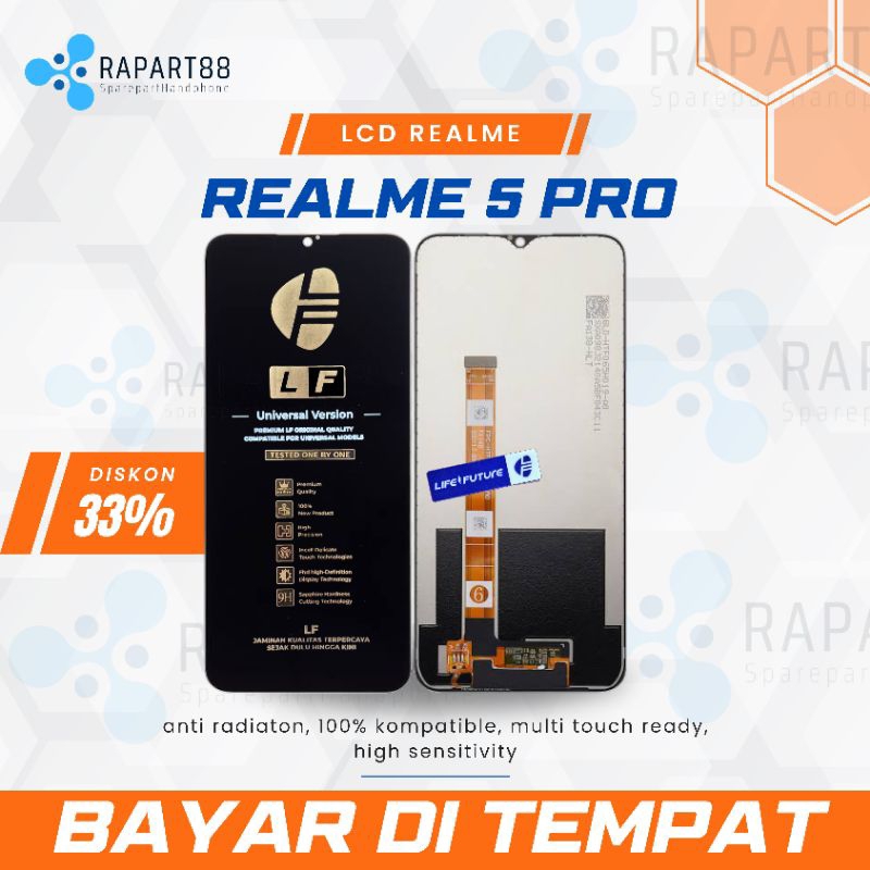 LCD Realme 5 Pro Original Fullset Original Life Future Best Seller Termurah kualitas terbaik
