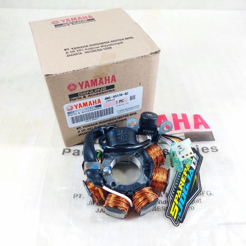 Spool Spul Spull Stator Assy Komplit FIZR FIZ R F1ZR ASLI ORIGINAL YAMAHA 4NS-H5510-02