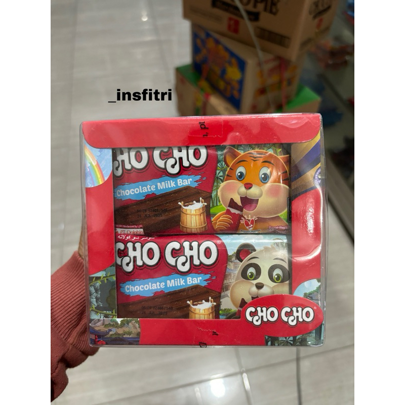 

choco coklat bar box isi 12 pcs @20 gram