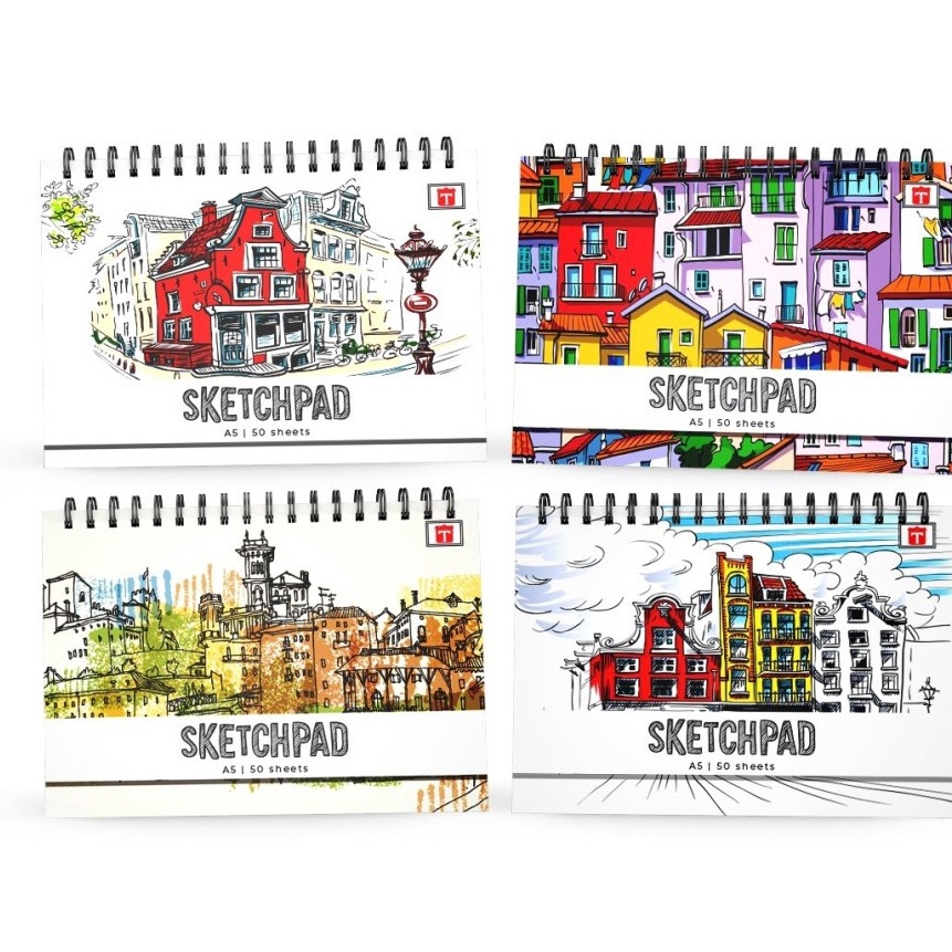 

Extra Buku Sketsa Sketch Pad A5 Tiara 5 Lembar