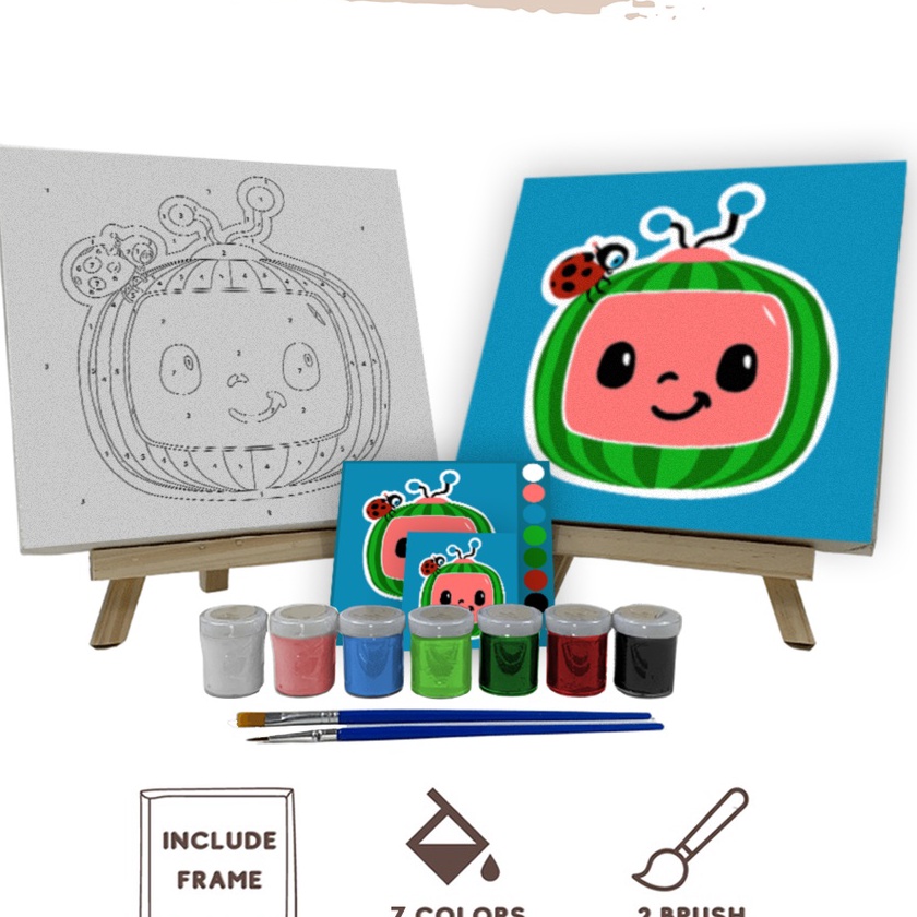 

Extra Paint By Number Kit Cocoartid I Kanvas 2 x 2 cm