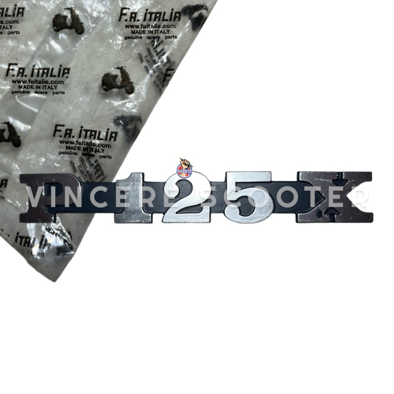 Emblem Tepong Samping P125X FA Italia Vespa PX 125