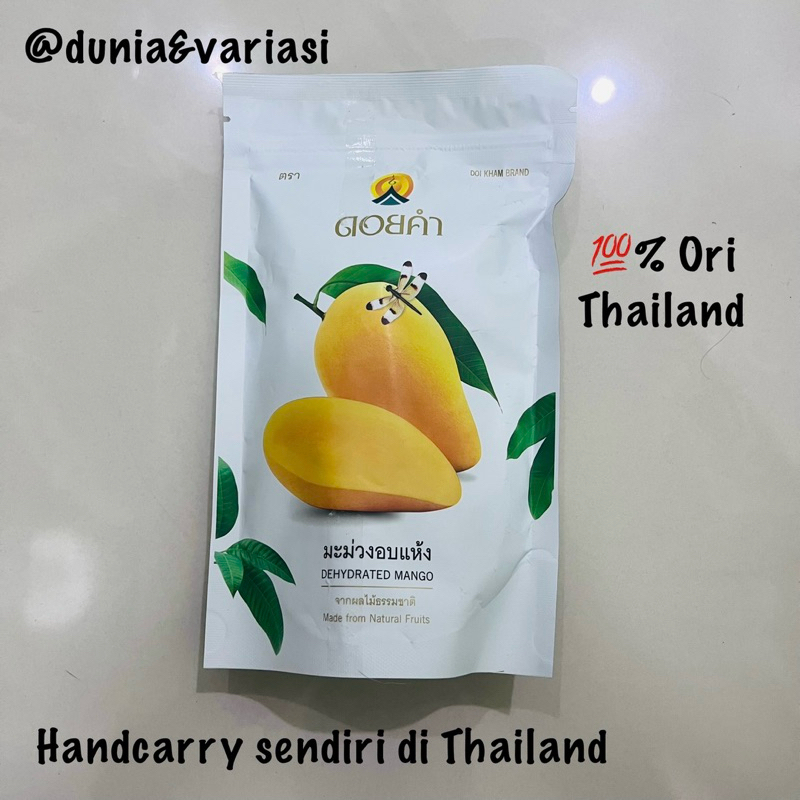 

Snack mangga Doi Kham Brand dehydrated mango Thailand