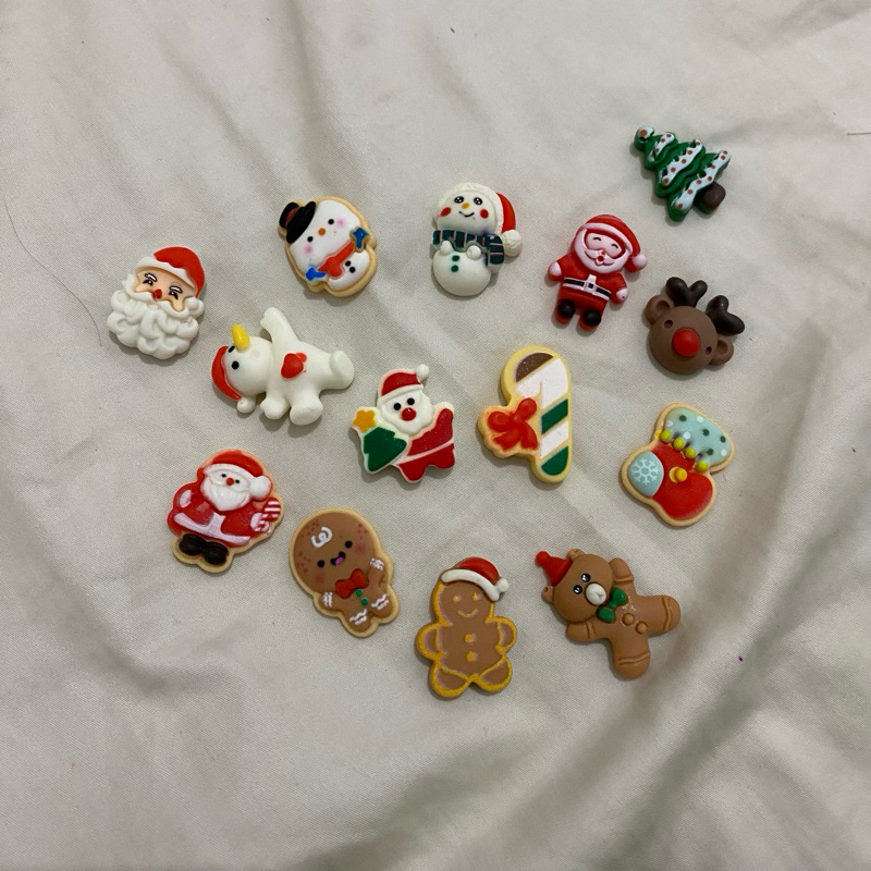 Christmas Team Liontin Charm Jibbitz Pin Bros DIY