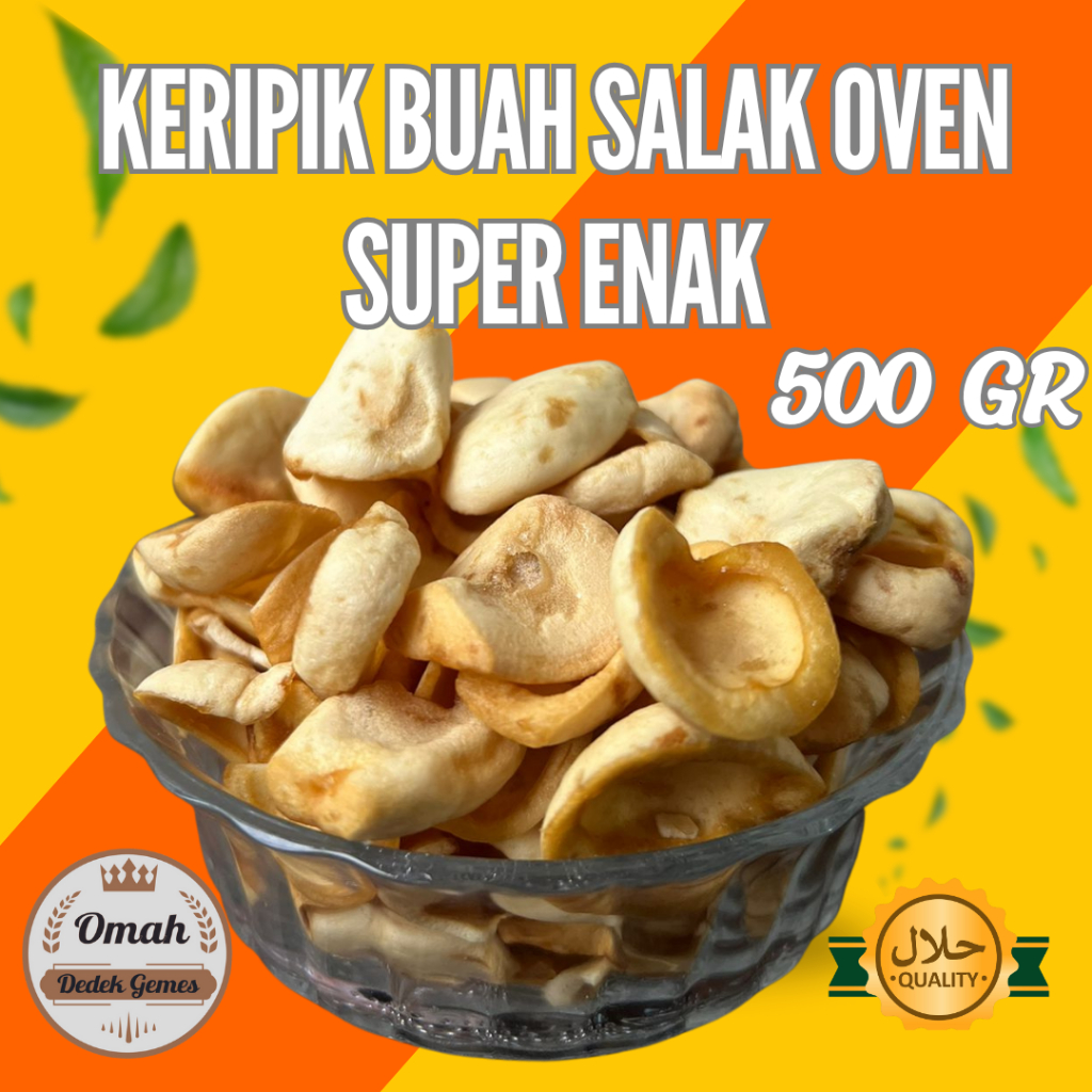 

KERIPIK SALAK OVEN 500GR KRIPIK SALAK TANPA MINYAK