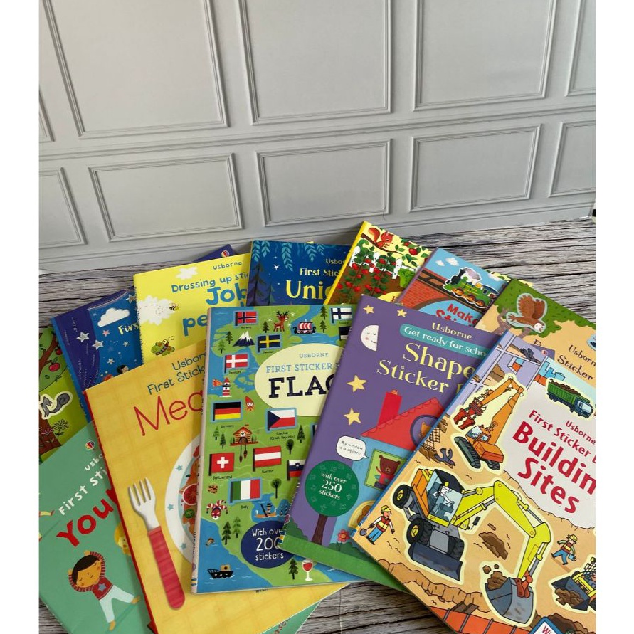 

HJ6 Kumpulan Buku Sticker Berbagai Judul Ukuran 216 x 276 cm Sticker Book Activity Children Education Imported Buku Stiker Anak Edukasi Aktivitas