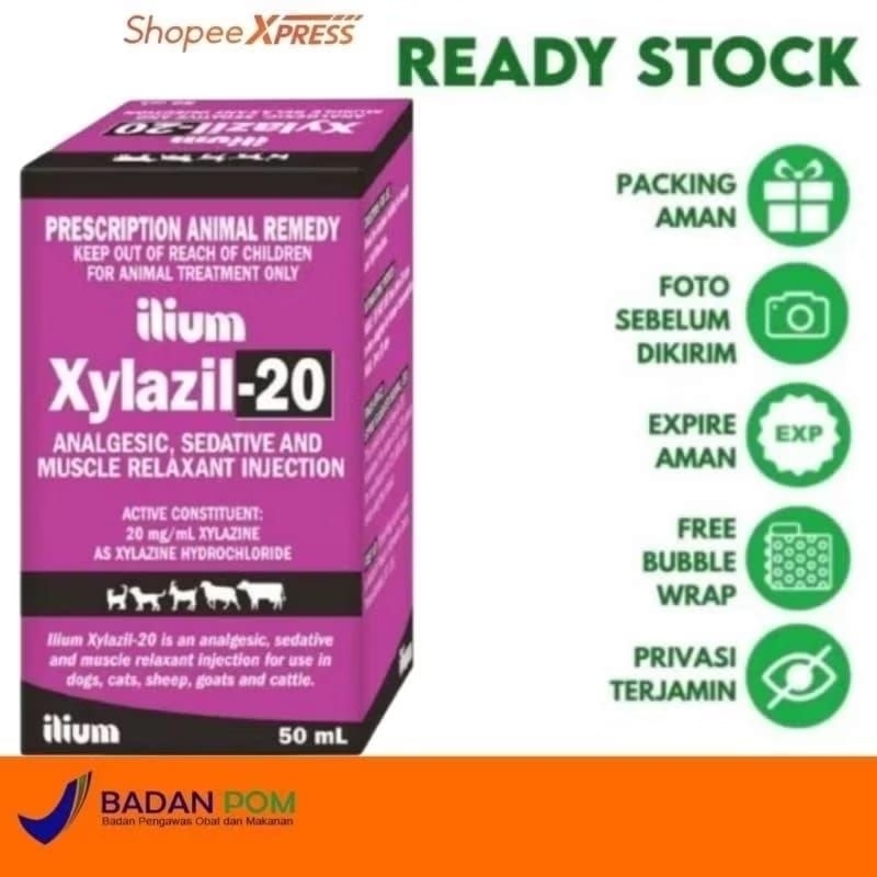 ILIUM XYLAZIL - 20 INJECTION 50ML ORIGINAL