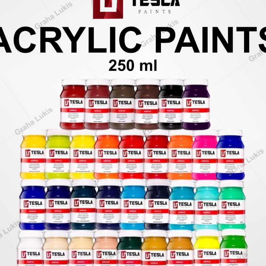 

Terbatas Tesla Paints Acrylic Paints Cat Akrilik 25ml SATUAN