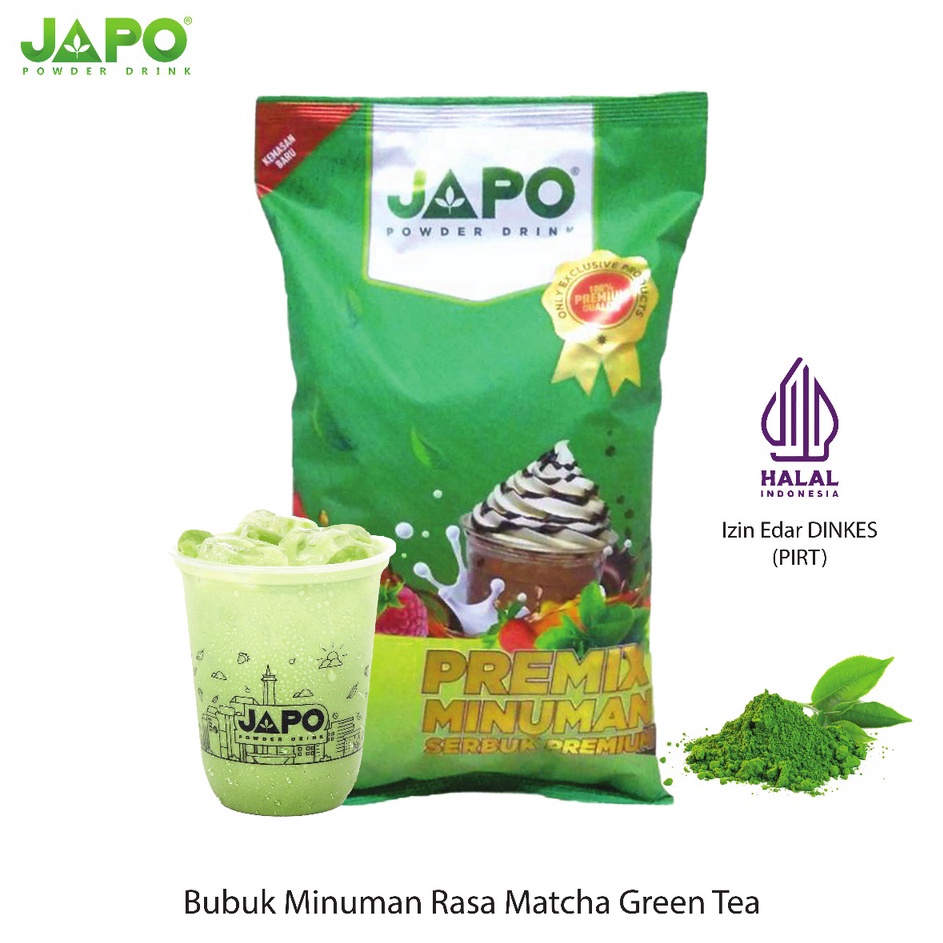 

PESTA CASHBACK JAPO Bubuk Minuman Rasa Teh Matcha Green Tea 1 Kg