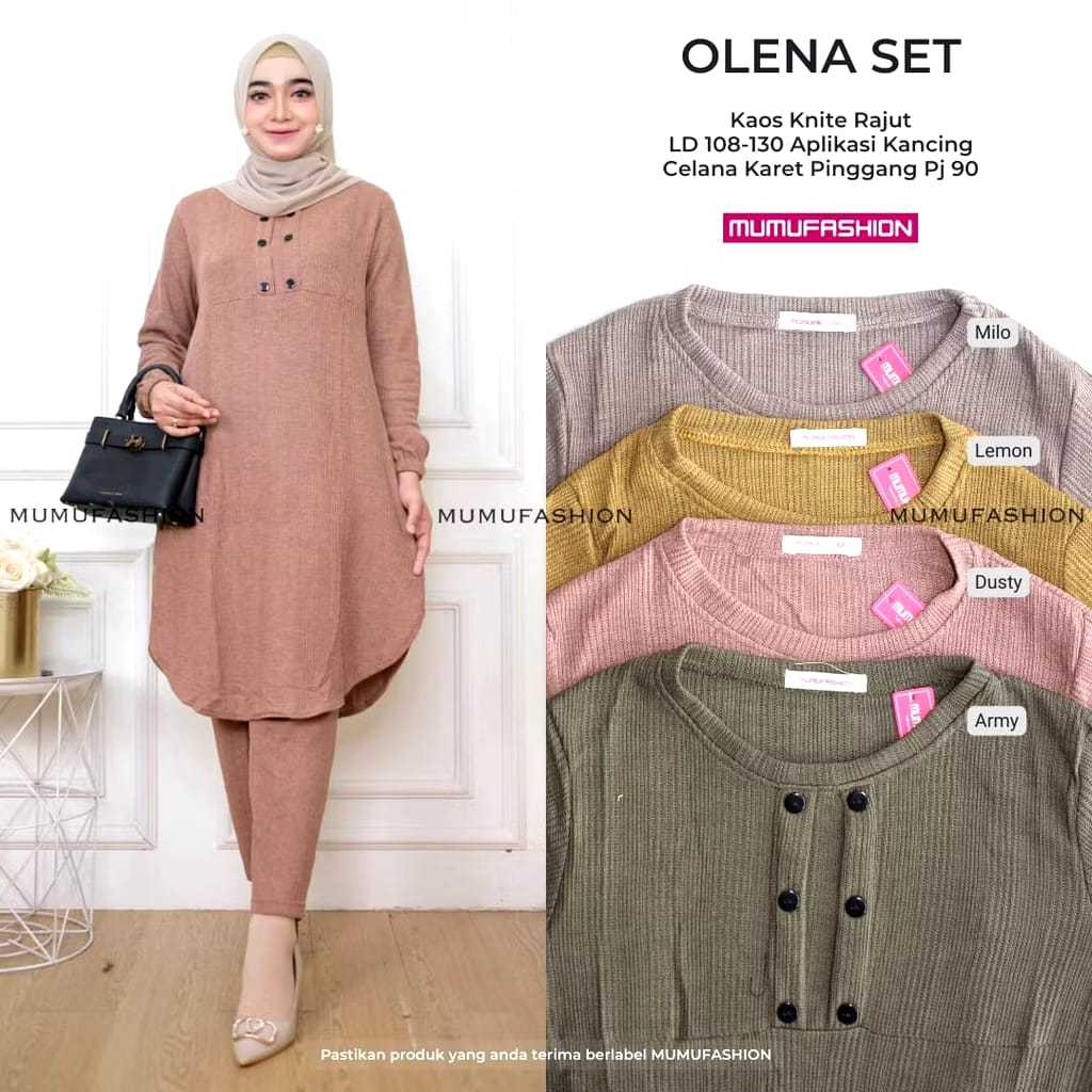 BIG SALE PROMO   LD 110 120 130CM XL XXL XXXL SETCEL OLENA JUMBO BAJU WANITA DEWASA BAHAN KAOS KNIT 