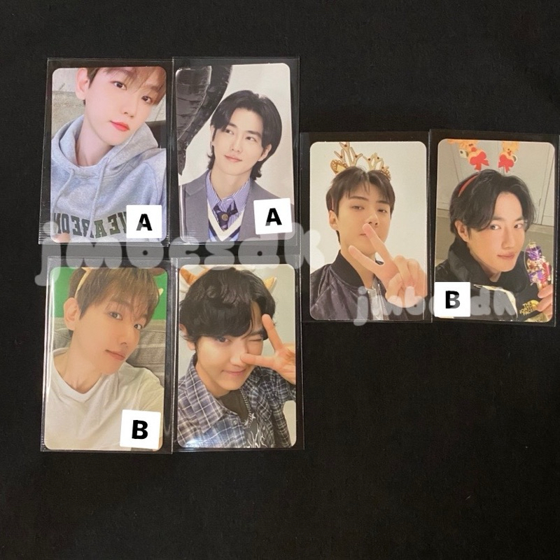 [READY] OFFICIAL TRADING CARD EXO MD SG PINK CHRISTMAS 2024 SUHO BAEKHYUN CHANYEOL SEHUN