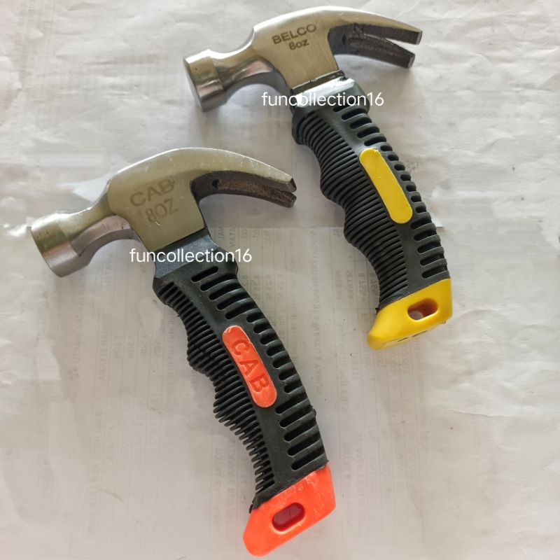 Palu Tukul Gagang Karet Cebol 8oz