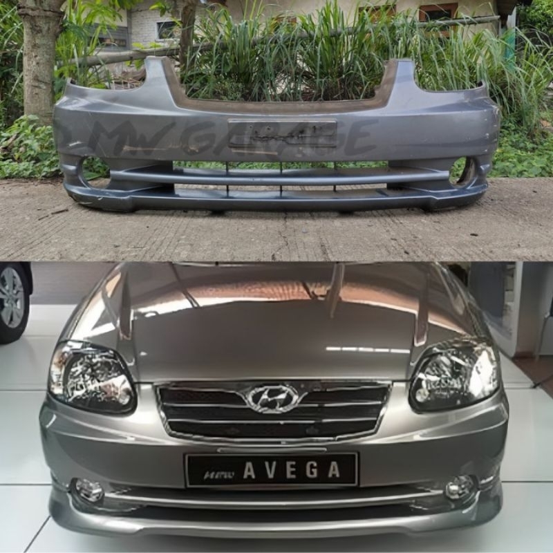 Bumper depan Hyundai Avega 2007 - 2010 Original