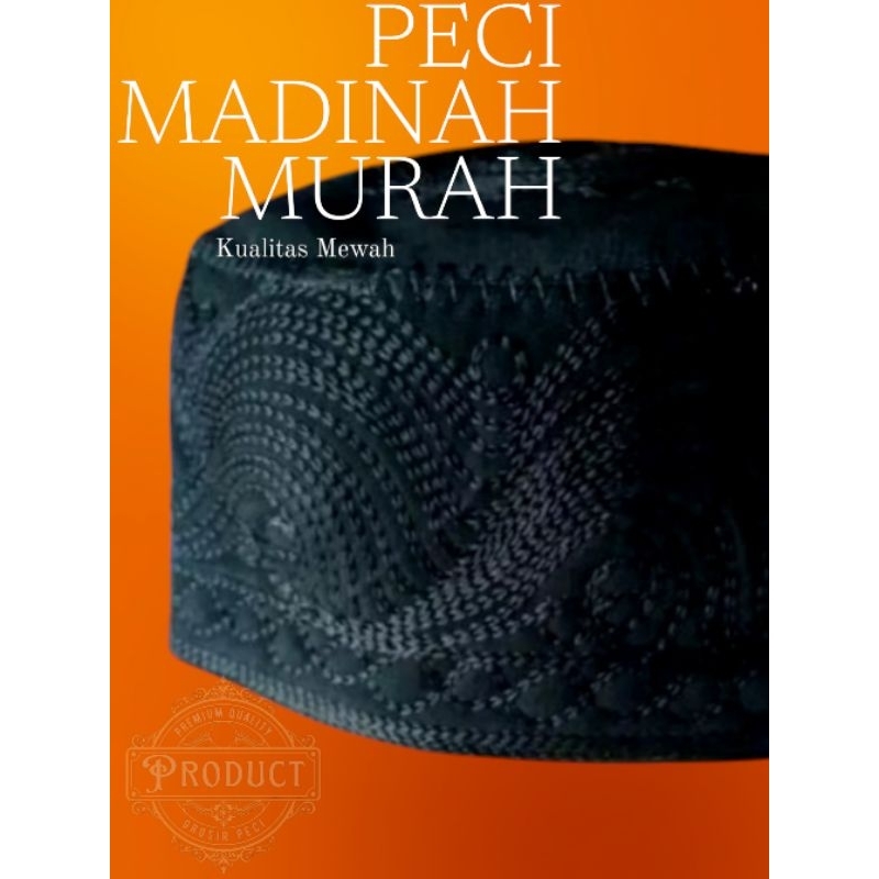 ( GROSIR ) PECI MADINAH PUTIH HITAM ISI 20 PCS/1 KODI/HARGA GROSIRAN