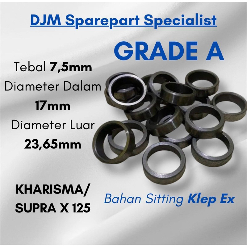 BAHAN SETING SETTING KLEP CINCIN KLEP EX MOTOR KHARISMA SUPRA X 125