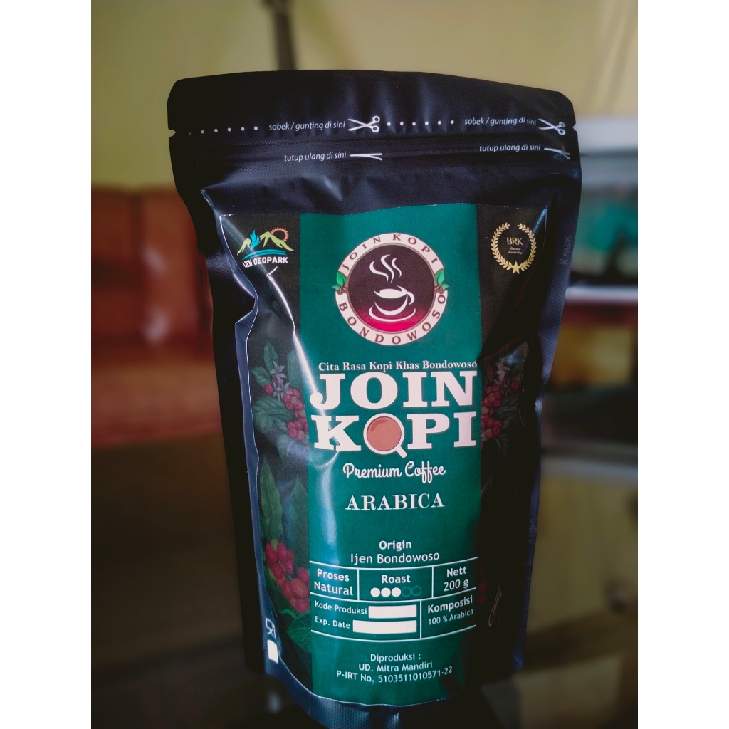 Arabica Ijen Raung Bondowoso - Join Kopi - 200 gr