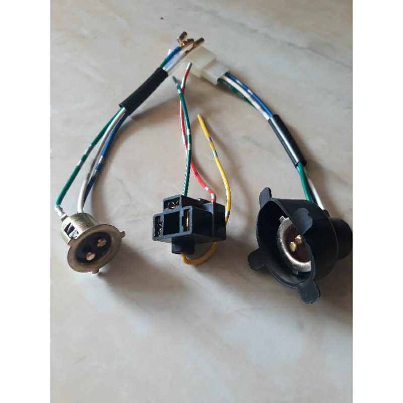 Fiting Lampu Rumah Lampu Motor fiting H4. Yamaha.Honda Fiting Sein fiting Gear  Fiting T10