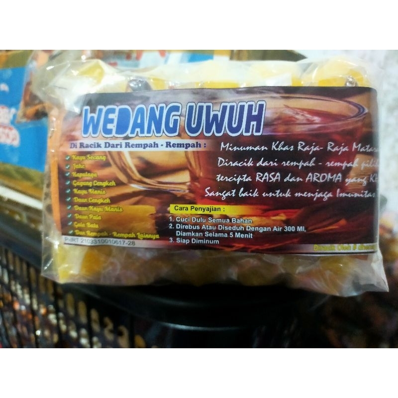 

wedang uwuh asli Jogja 1paket berisi 10 pcs