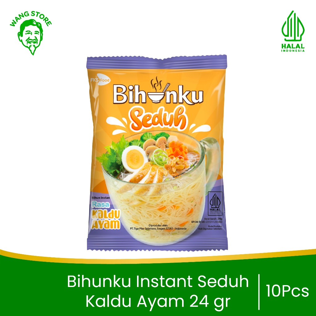

Bihun Instant - Bihunku Seduh Kaldu ayam - 24gr - 10 PCS