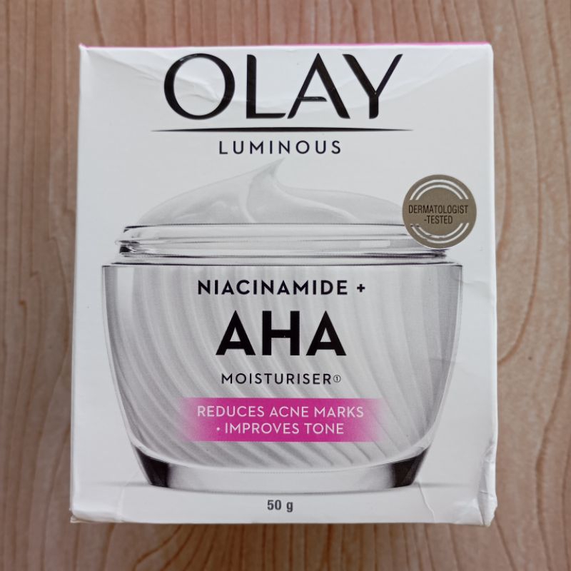 (Exp 06/2026) OLAY Luminous Niacinamide AHA Cream Skincare Brightening 50G 50 G krim noda bintik-bin
