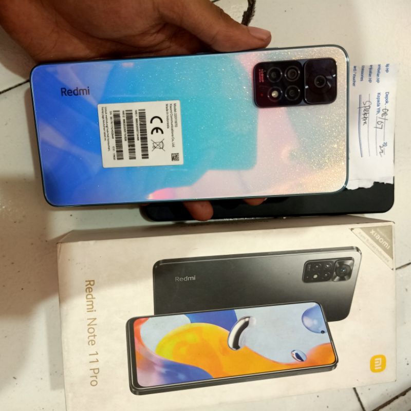 redmi note 11 pro 4g 8/128gb second fullset