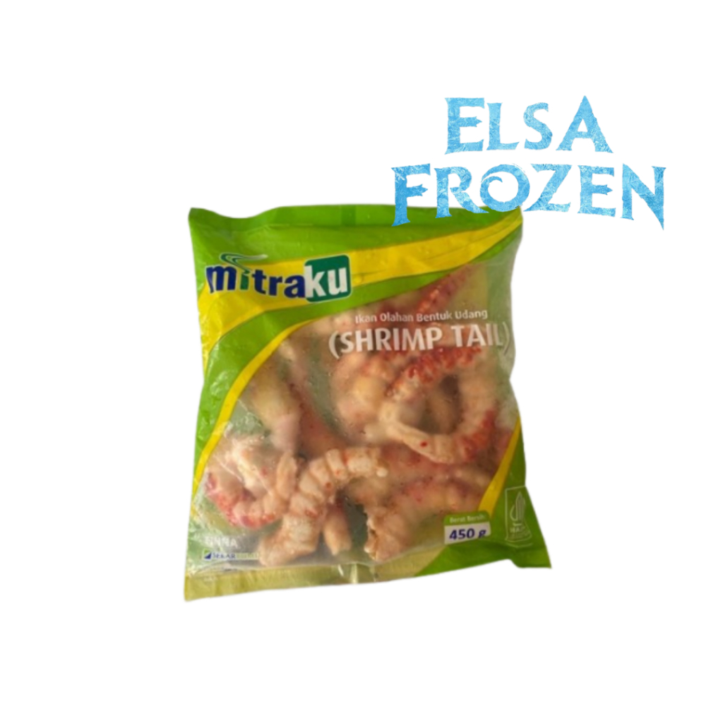 

MITRAKU SHRIMP TAIL 450GR / IKAN OLAHAN BENTUK UDANG