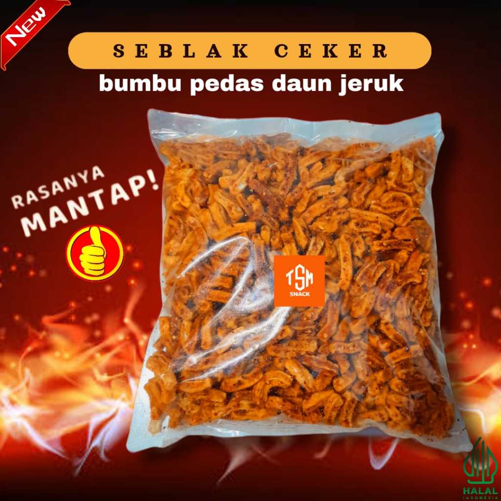 

Seblak Ceker Goreng 1 Kg Bumbu Extra Pedas - Gurih Renyah Hot Jeletot