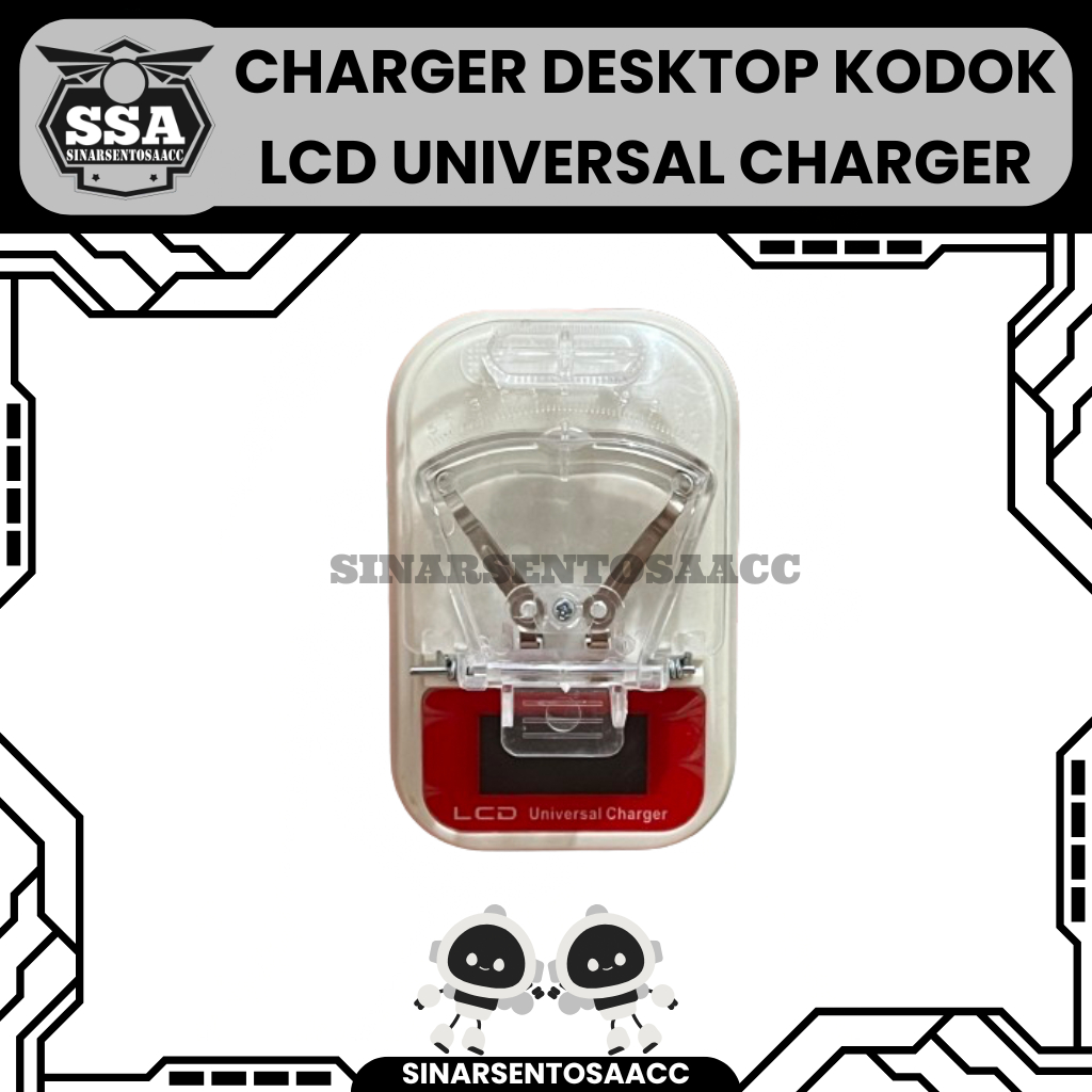Charger Desktop Kodok Original LCD Universal Casan Bergaransi Awet ORI HP Charge Cas